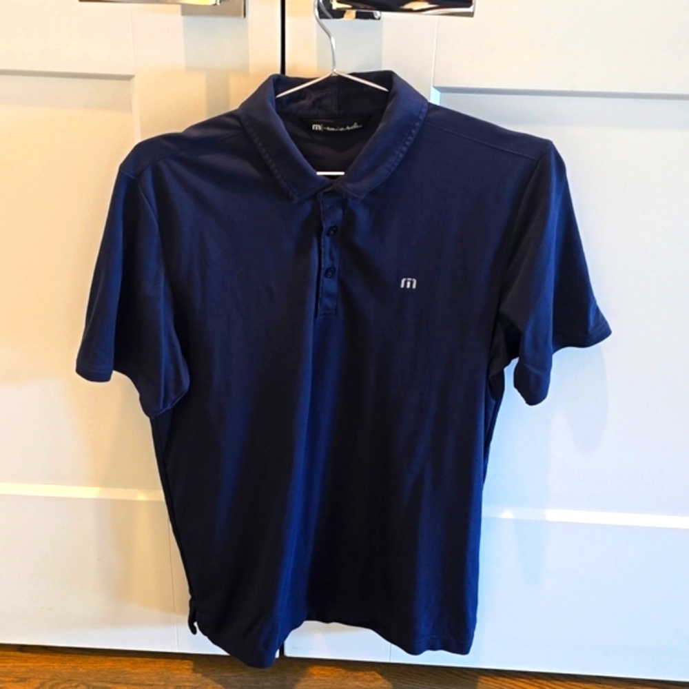 Travis Mathew Navy Golf Polo